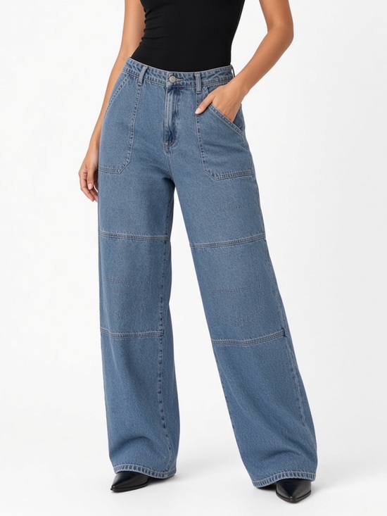Princess Polly Denim - Princess Polly light wash jeans